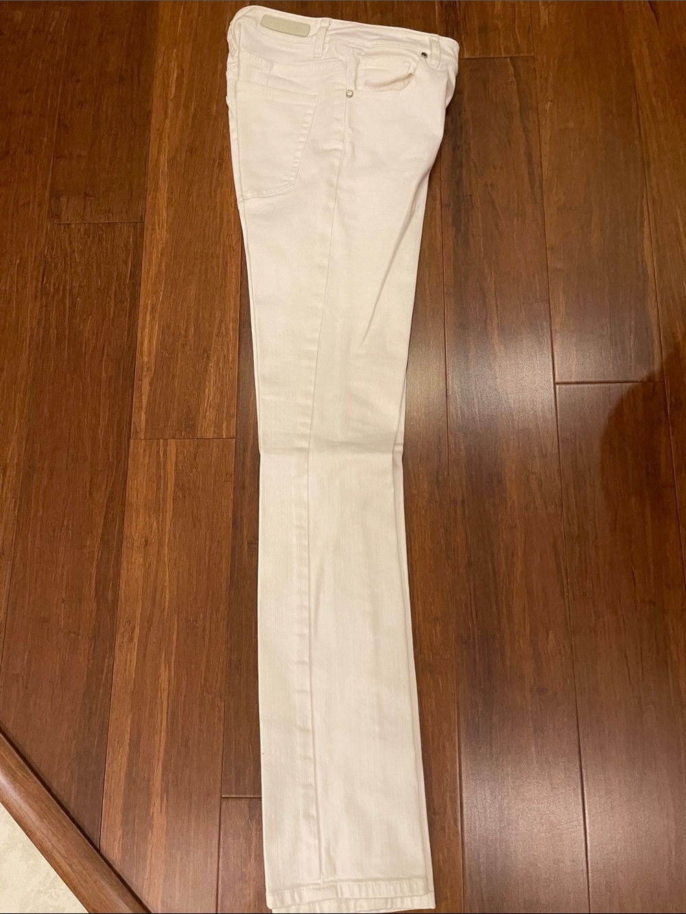 Elie Tahari Women's White Straight-Leg Jeans